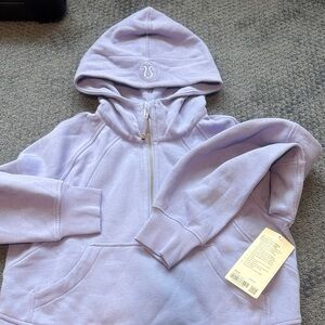 Lululemon cropped Lavender Hoodie NWT